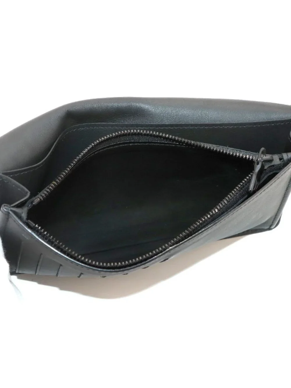 Louis Vuitton Monogram Shadow Portefeuille Brazza Bifold Wallet Leather Black